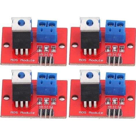 4-teiliges Treibermodul-MOS-Treiberplatinen-Zubehörset für Raspberry Pi 0–24 V