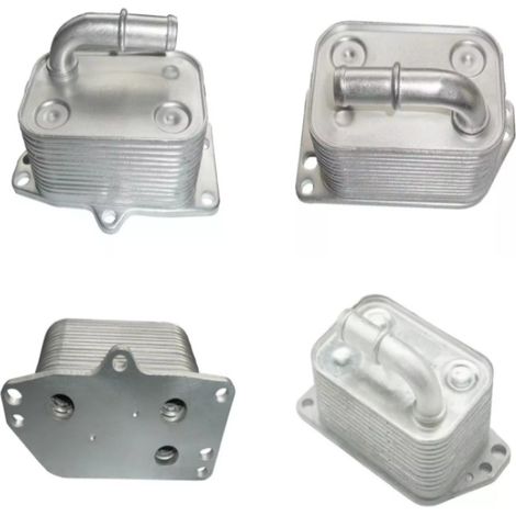 1103N3 3221470 convient à la base de filtre à huile Peugeot 3008 307 408 Citroën C4 C5, base en aluminium, pour l'installation du filtre à huile, y compris la soupape de dérivation. (1/3)