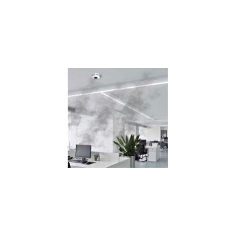 Détecteur combiné de fumée et de monoxyde de carbone, détecteur de fumée à double capteur alimenté par batterie avec écran LCD et alarme sonore composite pour la maison, l'école, le bureau (1/4)