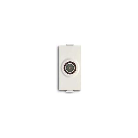 Presa tv coax passante connettore maschio 14db abb chiara 2csk1137ch