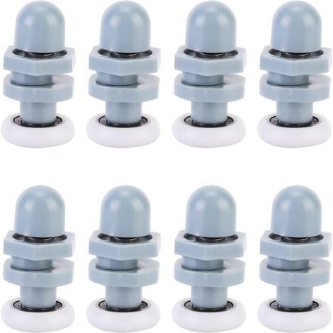 Stück robuste Kunststoff-Duschtürschienen, Gleitschienenlager, Ersatzteile für Badezimmerglas (23 mm) (1/4)