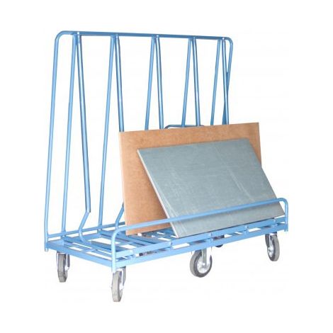Carrello porta pannelli di grandi dimensioni - Capacità 1200 kg - 1 lato - Dim. 1430x450 mm - 800006563