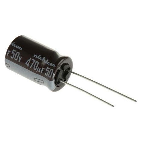 470uF 50Vdc Condensador Electrolitico 10x20mm Radial