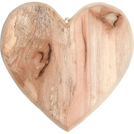 Coeur à suspendre en saule