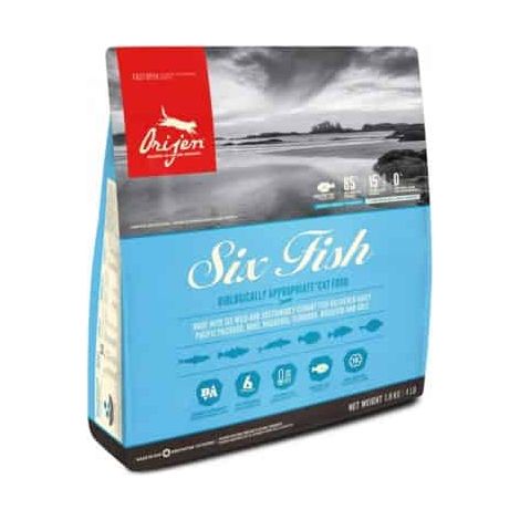 Croquettes pour chats Orijen Six Fish 1,8 kg Adulte (1/3)
