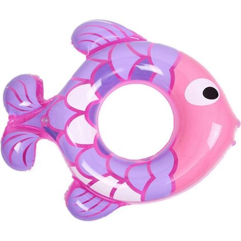 Bouée gonflable en forme de requin, 68 cm (26,7 pouces), pour enfants, pour la piscine et la plage, fêtes aquatiques estivales.-AquaForge