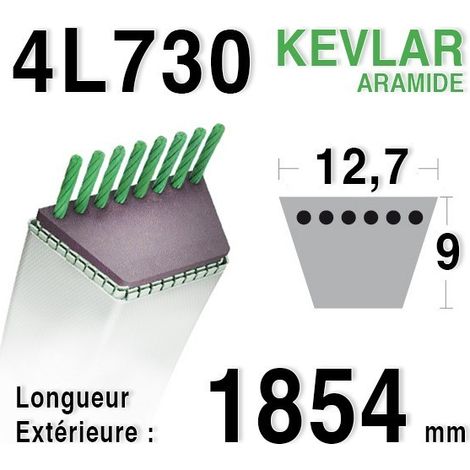 Courroie 4L730 - 4L73 AMF - NOMA 305698 ARIENS 72161