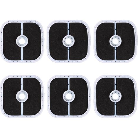 Paquete de 6 filtros de aire A226000472 (6,3 x 6,3 x 7,48 pulgadas) para desbrozadoras Echo SRM266 y PAS266. (1/5)