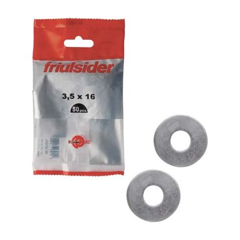 Rondelle T.Grembiulina Zincate Euroblister 15 pz    6,4 x 24