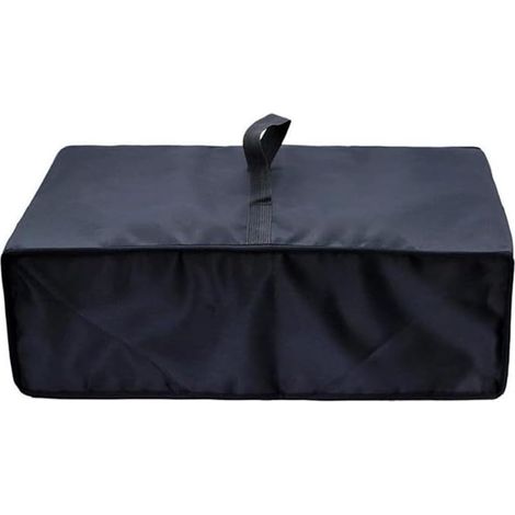 Housse de protection anti-poussière en tissu Oxford pour tourne-disque vinyle compatible avec la plupart des modèles standard - Bouclier léger pour équipement audio domestique - Stockage de (1/5)