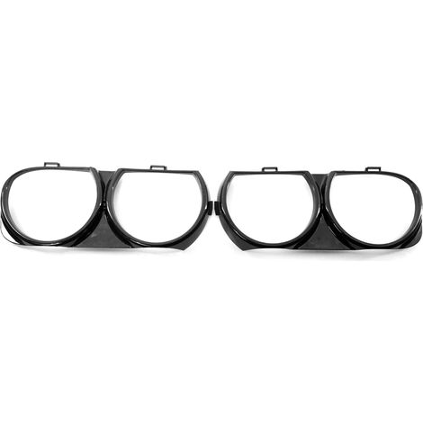 Garniture de lunette de phare avant de remplacement, 2 pièces, pour Dodge Challenger 2015 – 2021, gauche et droite (1/5)