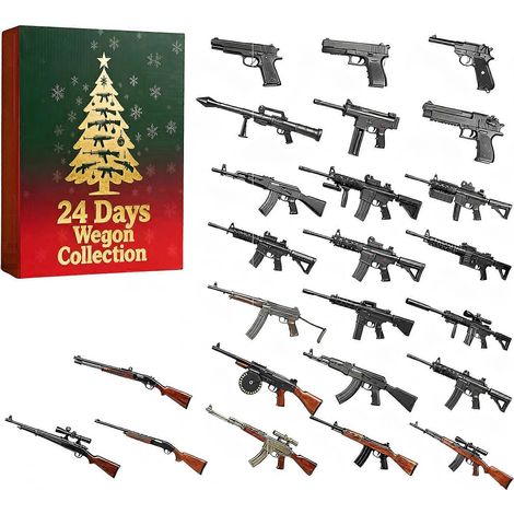 Calendrier de l'Avent 24 jours - Collection de 24 calendriers de l'Avent - Boîte surprise avec graphismes 2D et emballage en forme d'avion (1/5)