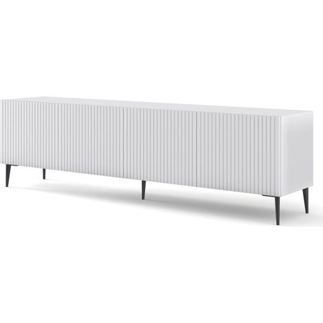 TV-Möbel Philaé mit 4 Türen, Weiß, 200cm