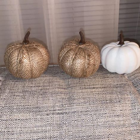 Citrouilles fausses et modèles pour décoration automne récolte Halloween Thanksgiving (1/5)