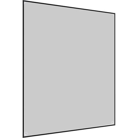 Moustiquaire avec Cadre magnétique avec Protection Contre Le Pollen, Cadre de Serrage avec Tissu de Protection Contre Le Pollen, moustiquaire magnétique, 100 x 120 cm, Blanc (1/3)
