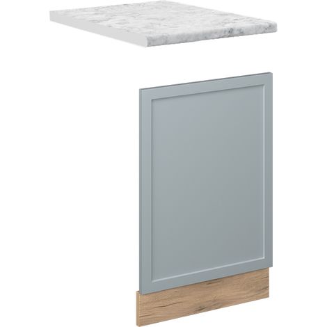 Pannello frontale Fame-Line, Blu-grigio chiaro, 45 cm , PL Marmo, Vicco (1/5)