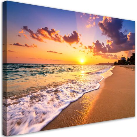 Bilder Strand Meereslandschaft Sonnenuntergang 30x20 (1/5)