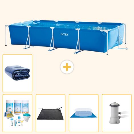 Intex Piscine Tubulaire Rectangulaire - 450x220x84 cm - 6-pièces  S20074 (1/5)