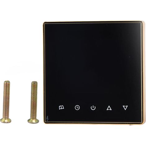 Termostato intelligente multifunzione programmabile per condizionatore riscaldamento acqua a pavimento AC220V Oro