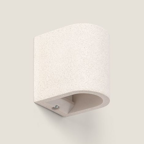 Applique da Parete Cemento Doppia Luce Kediri Beige (1/4)