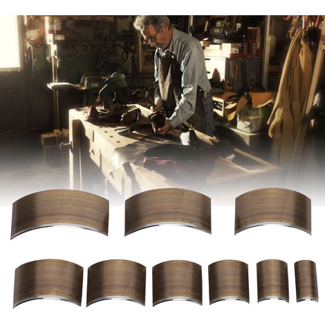 Kit de 9 outils en cuir pour ceinture, coupe-queue A30 semi-circulaire peu profond