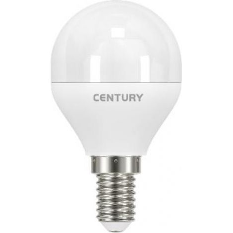 Century harmony 95 lampadina led a sfera 6w attacco piccolo e14 luce calda 2700k colore bianca hrh1g-061427