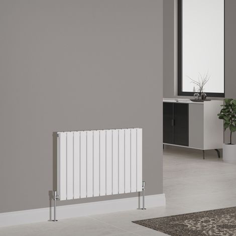 Designer Radiator Flat Panel Central Heating Rads Horizontal Double 600x884mm White