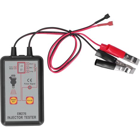 Testeur d'injecteurs EM276, outil de diagnostic pour système d'alimentation, 4 modes d'impulsion, alimentation 12V sur batterie de voiture (1/5)