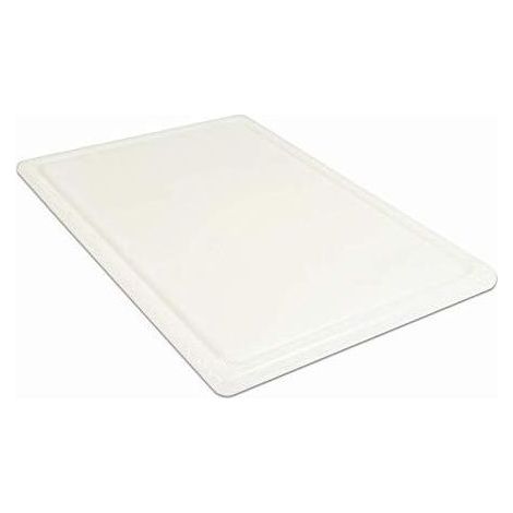Bisetti Tagliere Bar con Scanalature Bianco 35x25x1.5cm