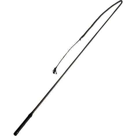 cm 180, Schwarz 10: Geflochtene Kutschenpeitsche aus Nylon 180 cm