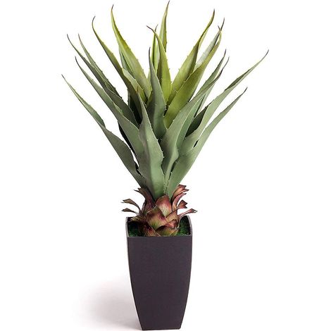 Beste 70 cm (2 Fuß) große künstliche Aloe-Vera-Pflanze (1/2)