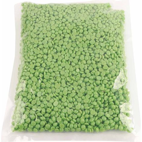 Liddy 500g Cire Dure Sans Douleur pour Épilation Femme, Perles de Cire à l'Huile d'Arbre à Thé et Thé Vert (1/5)