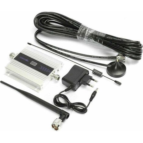 Ripetitore amplificatore di segnale GSM a 900 MHz 2G 3G 4G, XU, LTE DCS 1800 2100 per cellulari - UE -Crezuo