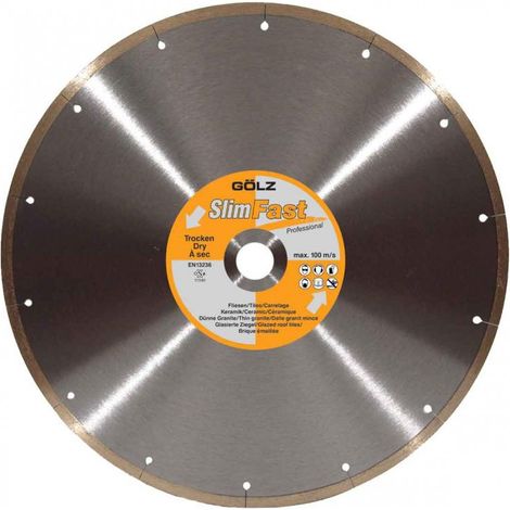 GOLZ SlimFast Premium Feinsteinzeugscheibe - Ø350 mm - 04978060351