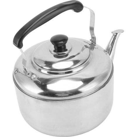 Wasserkocher aus Edelstahl mit Pfeife, 5,5 l, großes Fassungsvermögen, für Gas- und Induktionsherde (1/5)