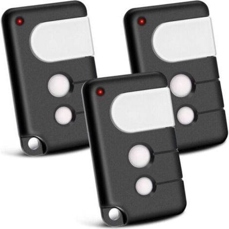 Lot de 2 Telecommande Portail compatibles avec Chamberlain, 433,92 MHz 3 canaux, compatibles avec TX4RUNI, TX2REV, 84335EML, 84333E, 94333E, 4335EML, MotorLift 500, 700,1000 (1/5)