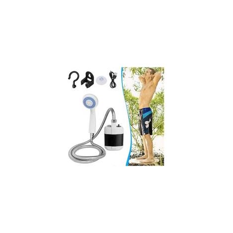 Douche Camping Portable Extérieur Rechargeable USB Douchette avec Pompe Camping Jardin et Randonée (1/5)