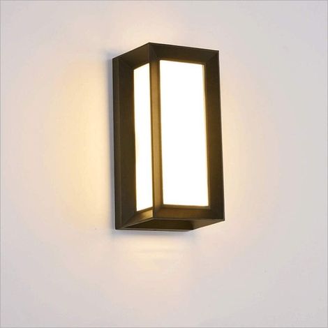 LED-Wandleuchte, Gartenleuchte, Innen- und Außenwandleuchte, Aluminium-Wandlampe, wasserdichte Glühbirne, Innen- und Außenbeleuchtung
