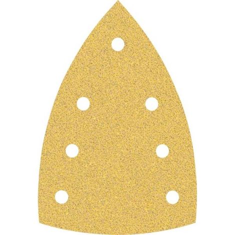 Bosch Accessories 2608901675 Schleifpapier für Multischleifer Grana Num. 60, 120, 180 (L x L) 150 mm x 100 mm 10 p