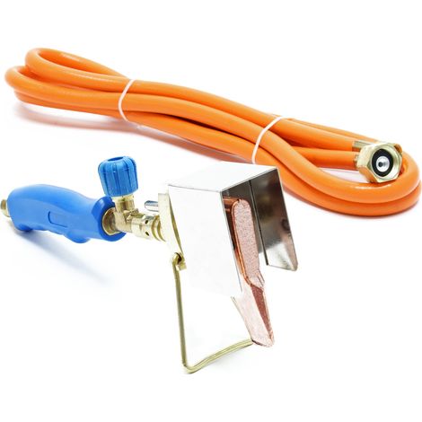 Soldador cobre con forma de martillo, protección viento, soldadura blanda en canalones, chapa y zinc