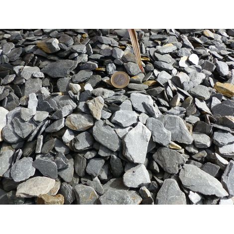 Paillage Ardoise GRIS  10-30  - VRAC Big Bag - 1000 kg