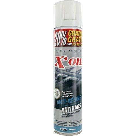 Anti-resina X'oil, Aerosol de 250 ml + 20% gratis.