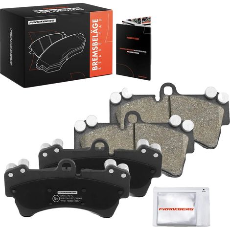 Pastiglie freno anteriori, spessore 15,9 mm, larghezza 190,3 mm, altezza 106,4 mm, compatibili con Audi Q7 e Porsche Cayenne. (1/5)