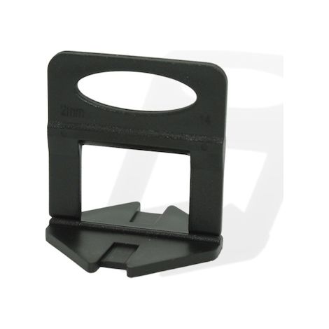 Clip pour système autonivelant EDMALEVEL 2 mm pour carreaux d'épaisseur 3-13 mm en sachet de 500 pièces - EDMA (1/4)