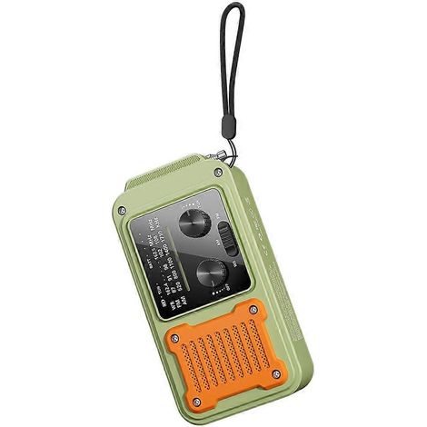 Radio d'urgence à manivelle AM/FM toutes bandes NOAA, radio météo NOAA, lampe torche LED SOS, batterie externe, radio solaire B (1/5)