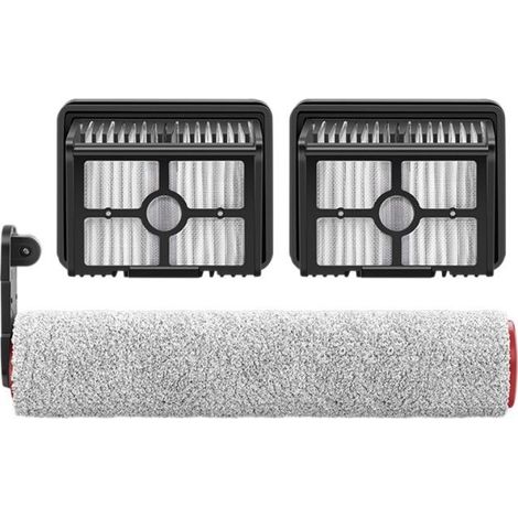 Accessoires pour H12PRO Plus/M13Beta Dual Pièces de Rechange pour aspirateur Eau et poussière, 1 Brosse rotative + 2 filtres . (1/5)
