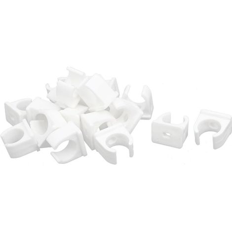 20 pièces 20mm Dia PPR Rohr Clip Clamp Fittings Anschlüsse 28mm x 21mm 27mm (1/3)