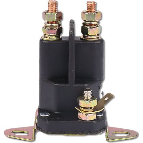 1 Solénoïde, 12 V, 3 pôles, métal, pour tondeuse à gazon, tracteur, jardin (1/5)