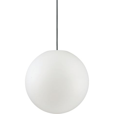 Sospensione Moderna Sole Alluminio Bianco 1 Luce E27 D30Cm (1/3)