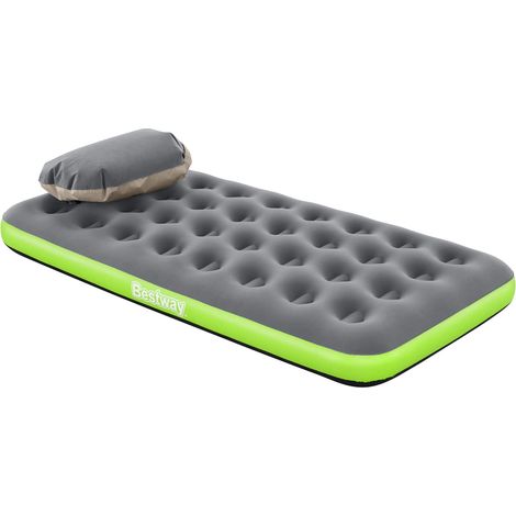 Air mattress Grey and Green 188 x 99 x 22 cm PVC Bestway